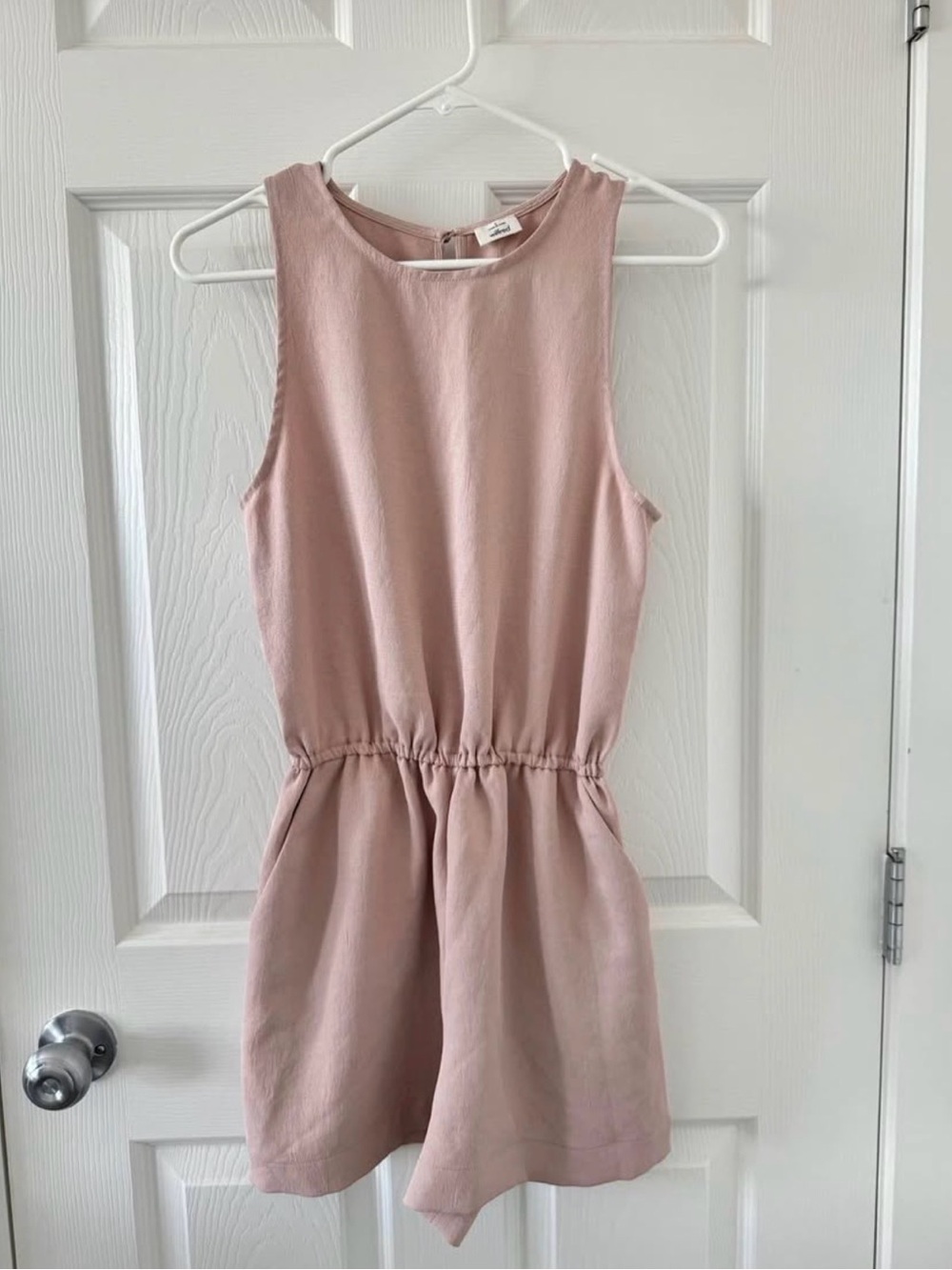 Aritzia Wilfred Pink Sleeveless Rive Romper Size S